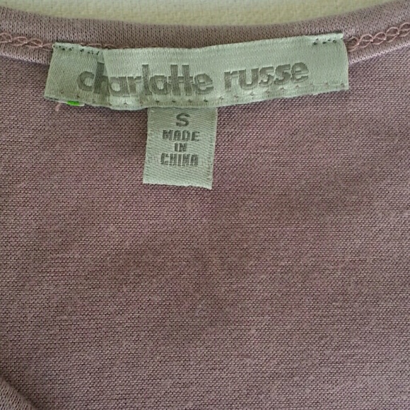 Charlotte Russe XS top  Color : Dust Rose - Picture 3 of 4